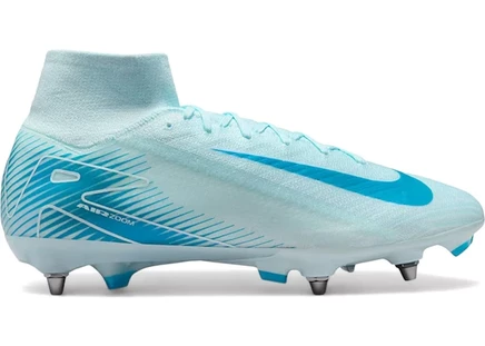 Мужские футбольные бутсы Nike Zoom Mercurial Superfly 10 Elite SG-Pro, голубые