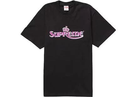 Мужская футболка Supreme Crown Tee, черная