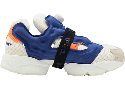 Мужские кроссовки Reebok Instapump Fury, бело-сине-оранжевые