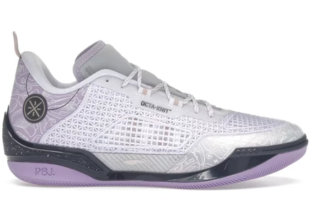 Мужские кроссовки Li-Ning Way of Wade 808-4, бело-фиолетовые