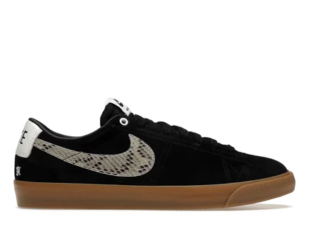 Мужские кроссовки Nike SB Blazer Low, черно-коричневые