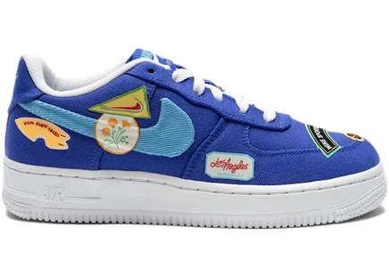 Детские кроссовки Nike Air Force 1 Low '07 PRM, синие