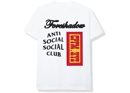 Мужская футболка Anti Social Social Club x CPFM, белая