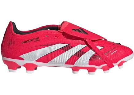Мужские бутсы Adidas Predator Pro FG/MG, красный/белый/черный