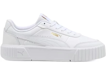 Женские кроссовки Puma Carina Mia, бело-золотые