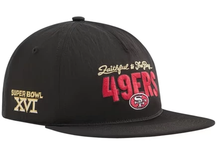 Мужская кепка kith 47 x nfl san francisco 49ers hitch, черная