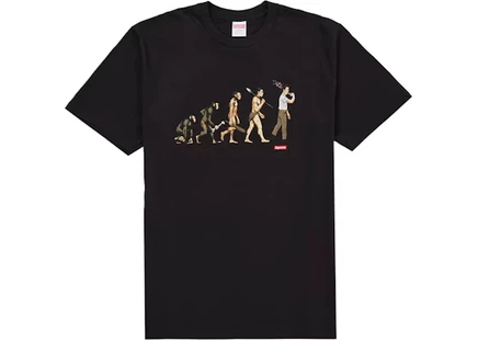 Унисекс футболка Supreme Evolution Tee, черная