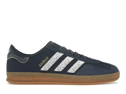 Мужские кроссовки Adidas Gazelle Indoor CLOT, темно-синие
