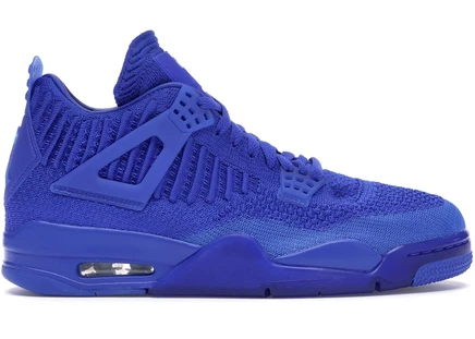 Мужские кроссовки Jordan Air 4 Flyknit Royal, сине-черные