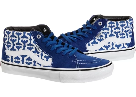 Мужские кроссовки Vans Skate Grosso Mid Supreme, синие