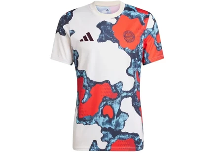 Мужская футболка Adidas FC Bayern 24/25, красно-голубая