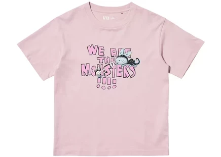 Детская футболка Uniqlo x POP MART UT Graphic 485561, сиреневая