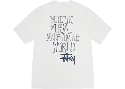 Мужская футболка Stussy Built In USA пигментная, натуральная