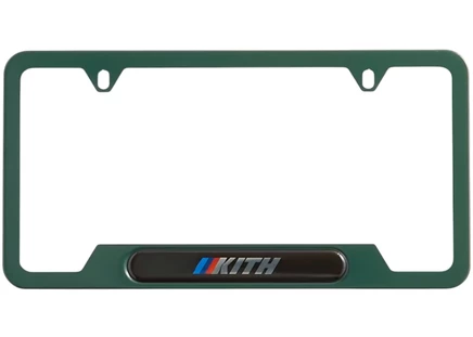 Автомобильный номер Kith x BMW, зеленый