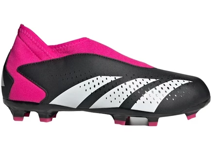 Детские бутсы Adidas Predator Accuracy3, черные/белые/розовые