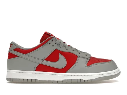 Мужские кроссовки Nike Dunk Low Ultraman, красно‑серебряные