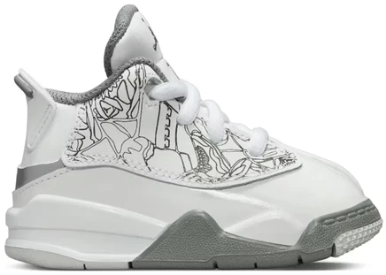 Детские кроссовки Jordan Dub Zero (TD), бело-серые