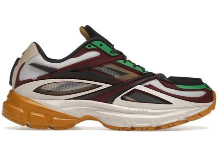 Кроссовки Reebok Premier Road, бордовый/темно-желтый/бутылочный