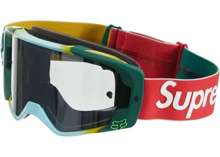 Унисекс мотокросс-очки Supreme Honda Fox Vue, оливковые