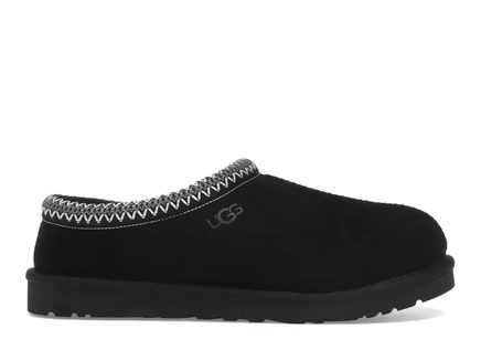 Мужские тапочки Ugg Tasman II с овчиной, черные