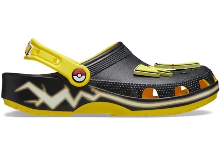 Мужские сабо Crocs Classic Clog Pokémon Pikachu, лимонные