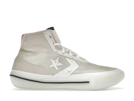 Мужские высокие кроссовки Converse All Star Pro BB, бежево-розовые