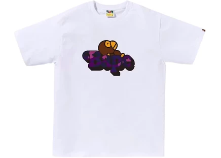 BAPE Color Camo Milo On Tee White/Purple white/purple