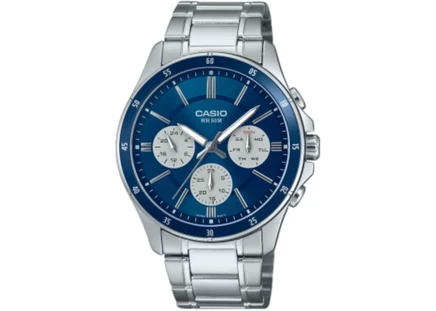 Часы Casio Standard MTP-1374D-2A3, синим циферблатом