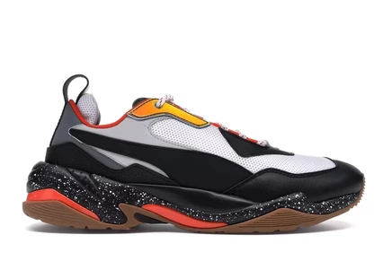 Мужские кроссовки Puma Thunder Electric, черно-бело-оранжевые