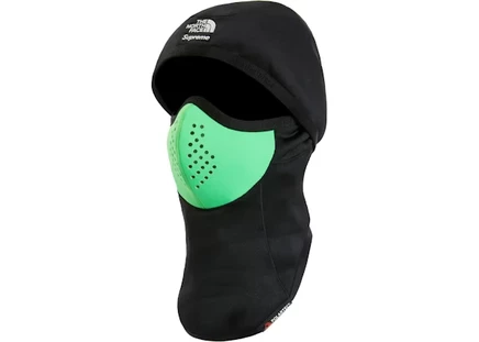 Унисекс балаклава Supreme The North Face RTG, ярко-зеленая
