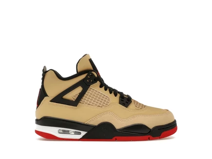 Детские кроссовки Jordan 4 Retro Pizza, красно-белые