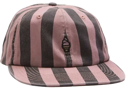 Унисекс кепка Ice Cream Dairy Fitted Cap, розовая/терракотовая