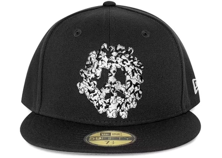 Мужская кепка Denim Tears x New Era Peace 59Fifty, черная