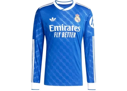 Мужская футболка Adidas Real Madrid 25/26 третья, синяя