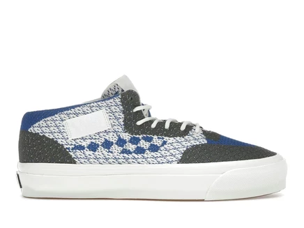Мужские кеды vans premium lx half cab 33 ek, сине-серые