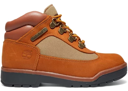 Детские ботинки Timberland Field Boot нубук, коричневые