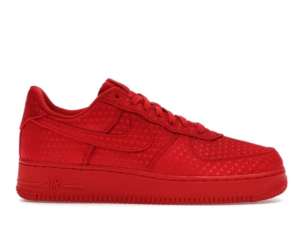 Мужские кроссовки Nike Air Force 1 Low Valentines Day Red (2026), красные/черные