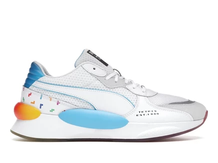 Мужские кроссовки puma rs 9.8 tetris, бело-голубые