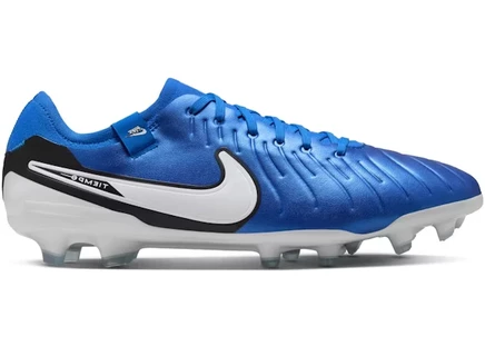 Мужские бутсы Nike Tiempo Legend 10 Pro FG, сине-белые