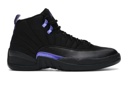 Мужские кроссовки Jordan 12 Retro, черно-фиолетовые