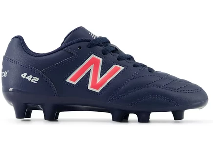 Детские кроссовки New Balance 442 FG v2, темно-синие/серебристые