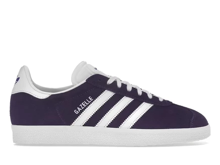 Унисекс кроссовки Adidas Gazelle, насыщенно-фиолетовые и белые