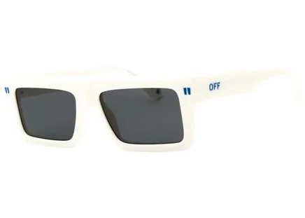 Унисекс солнцезащитные очки Off-White Chandler, ацетат, белые/темно-серые