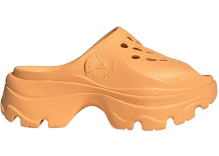 Женские клогги Adidas by Stella McCartney, оранжевые