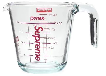 Унисекс мерный стакан Supreme Pyrex 470 мл, прозрачный