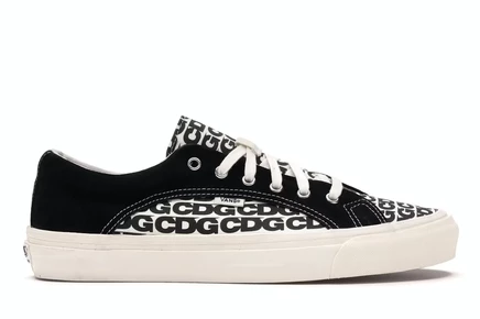 Мужские кроссовки Vans Lampin Comme des Garçons, черно-молочные