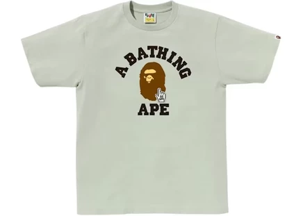 Футболка Bape Go Ape Pointer College, зеленая