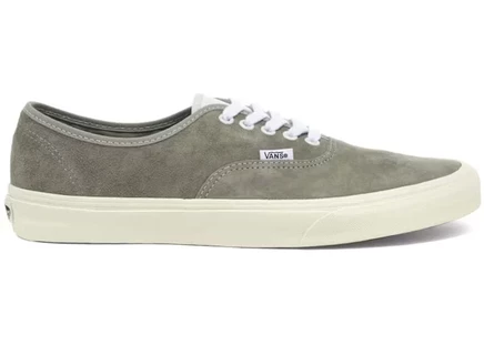 Мужские кеды Vans Authentic из замши, серые/белые