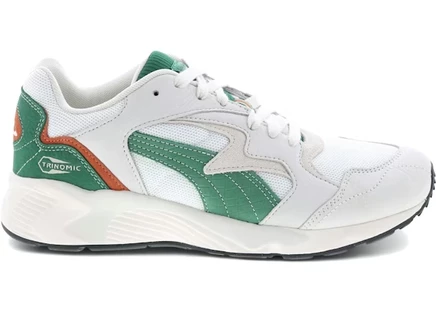 Мужские бутсы Puma Prevail FG, тёпло-белые/зеленые