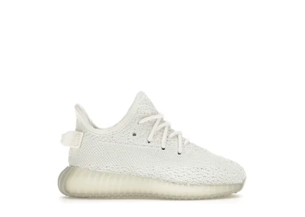 Детские кроссовки adidas yeezy 350 v2, кремовые